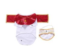 Papa per Gatti - Da Papa per Cani | Cappello Papale E Veste per Cani | Abbigliamento per Cuccioli Ideale per Intrattenimento, Feste, Eventi, Photo E Cosplay