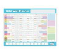 Papa Prints 2026 Wall Planner A2 Full Year View Year Planner 2026 Yearly Wall Planners 2026 UK for Day Planning in Home & Office