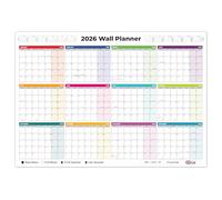 Papa Prints A2 Wall Planner 2026 A2 Size (59cm x 42cm) Wall Calendar 2026 Month to View Calendar From Jan to Dec 2026 With Mini 2027 Calendar
