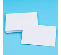 Papa Prints A8 Plain White Card Pack of 100 Blank Business Cards Note Cards 300 GSM Blank Cards for Business, Homework Reminders Cards, Multi Purpose cards