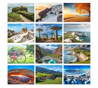 Papa Prints Pack of 12 Scenery Greeting Card blanks and Envelopes Blank Cards Multipack with Envelopes A6 Blank Greetings Cards for All Occasions Notelets and Envelopes Sets for Adults