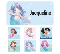 Papa Prints Pack of 48 Personalised Name Stickers for Water Bottles (30 x 14 mm) Personalised Stickers Labels for School Personalised Name Stickers