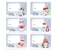 Papa Prints® Pack of 72 Xmas Labels (63.5 x 46.6 mm) Xmas Sticker Labels Christmas Stickers