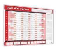 Papa Prints Wall Planner 2026 UK 2026 Calendar A3 Full Year to View Calendar 2026 wall planner A3 Holidays and Weekends Highlighted