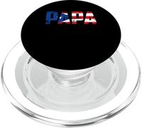 Papa Puerto Rico Flag Pride Fathers Day Puerto Rican Men PopSockets PopGrip for MagSafe