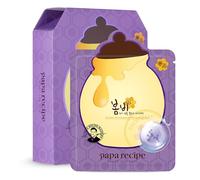 "Papa Recipe Bombee Pore Ampoule Honey Mask C 10 Sheets | Korean Face Mask for Deep Cleansing, Pore Care & Hydration | Honey & Propolis Essence"