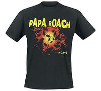 Papa Roach Infest Glow Men T-Shirt Black Size M