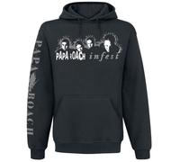 Papa Roach Infest Photo Hoodie black L