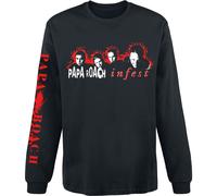 Papa Roach Infest Photo Long-sleeve Shirt black S