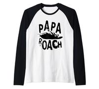 Papa Roach - Official Merchandise - Classic Infest Logo Raglan Baseball Tee