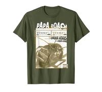Papa Roach - Official Merchandise - Infest Photo T-Shirt, Men, Olive Green, XX-Large
