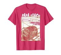 Papa Roach - Official Merchandise - Infest Photo T-Shirt, Men, Red Heather, Small