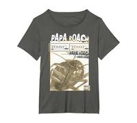 Papa Roach - Official Merchandise - Infest Photo T-Shirt, Women's Plus, Asphalt Grey, 5X