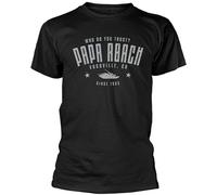 Papa Roach Vacaville Men T Shirt Size XL Black