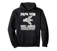 Papa von drei Jungs wie Papa Kind Pullover Hoodie