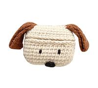 PAPABA Headphone Case Adorable Winter Long Ear Puppy Knit Headset Case Anti-fingerprint Shock-resistant for AirPods 3 A