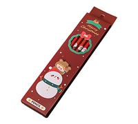 PAPABA Student Pencil Long Service Time Cute Christmas Series Painting HB Pencil Smooth Writing Delicate Strokes A