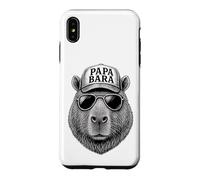 Papabara Papa Tea Father's Day Mr Capybara Gift Idea Daddy Case for iPhone XS Max