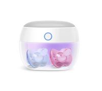 Papablic Portable UV Light Sterilizer, Mini UV-C Sanitizer Box for Pacifier and More, 99.99% Sterilization in 59 Seconds, USB Rechargeable