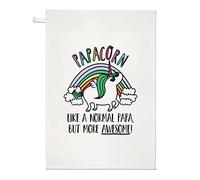 Papacorn Unicorn Like A Normal Papa But More Awesome Tea Towel Dish Cloth