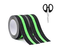 PAPAcroscoma Glow In The Dark Anti-Slip Tape 2 Rolls 10m x 50mm