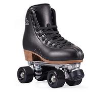 PAPAISON Roller Skates for Women and Girls, Deluxe 2 Layer Microfiber Leather Double Row-Classic Roller Skates for Men, Professional Outdoor Indoor Quad-Skates for Kids & Adults