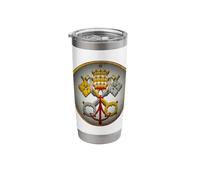 Papal States Heraldry Medieval Papacy Stainless Steel Insulated Tumbler