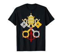 Papal States Seal Vatican Catholic Pope Papacy Regalia T-Shirt