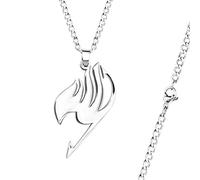papapanda Necklace for Fairy Tail Anime Silver Alloy