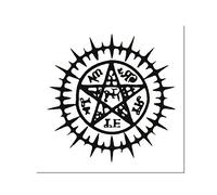 papapanda Tattoo for Black Butler Sebastian Phantomhive Costume Pact Kuroshitsuji (Black)