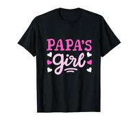 Papa's Girl Retro Groovy Father's Day Daughter Kids Toddler T-Shirt