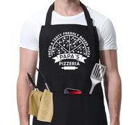 Papa's Pizzeria Apron - Fresh & Tasty Freshly Baked Pizza For Baker Lover - Grilling Apron Gift For Men - Father's Day Or Birthday Gifts - Bbq Grilling Bib Aprons For Papa - Pizza lover Gift