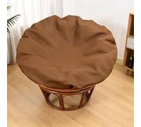 Papasan Chair Cushion Covers Only, Removable Zippered Papasan Cushion Cover,Papasan Cushion Cover，Water-Resistant Papasan Chair Cushion(Size:Diameter 120cm (47.2 inches),Color:Coffee Color)