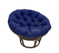 Papasan Chair Cushion Outdoor, Upholstery for Round Wicker Chair, Round Wicker Chair Cushion, Round Seat Cushion Outdoor Garden Furniture, Seat Cushion Hanging Chair Outdoor(Navy blue,60*60cm)