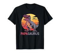 PapaSaurus Dino Dinosaur Papa-Saurus T-Rex Funny Trex T-Shirt