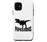 Papasaurus Father's Day New Father Daddy To Be Dino Dad Case for iPhone 11