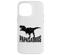 Papasaurus Father's Day New Father Daddy To Be Dino Dad Case for iPhone 14 Pro Max
