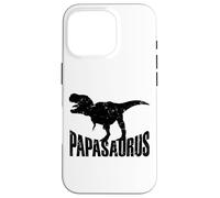 Papasaurus Father's Day New Father Daddy To Be Dino Dad Case for iPhone 16 Pro