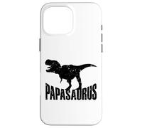 Papasaurus Father's Day New Father Daddy To Be Dino Dad Case for iPhone 16 Pro Max