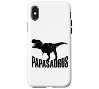 Papasaurus Father's Day New Father Daddy To Be Dino Dad Case for iPhone X/XS