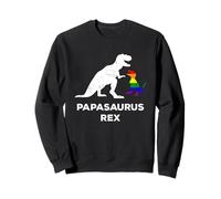 Papasaurus Rex Shirt Proud LGBT Dad 2018 Pride Parade Sweatshirt