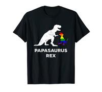 Papasaurus Rex Shirt Proud LGBT Dad 2018 Pride Parade T-Shirt