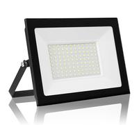 papasbox 100W Led Floodlight Outdoor, 10000LM LED Security Lights,3000K Cool White Incandescent Lamp Equivalent,Waterproof IP66 Wall Light Outdoor Lights for Garage Patio Backyard Front Yard Garden