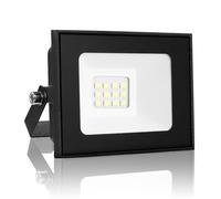 papasbox 10W Led Floodlight Outdoor, 1000LM LED Security Lights,6500K Cool White Incandescent Lamp Equivalent,Waterproof IP66 Wall Light Outdoor Lights for Garage Patio Backyard Front Yard Garden