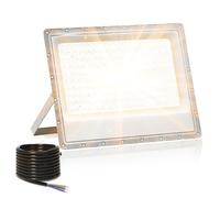 papasbox 50W LED Floodlight, 5000LM Outdoor Flood Lights, 3000K Warm White, LED Security Lights, IP66 Waterproof Outside Lights for Garden, Backyard, Porch, Courtyard, Garage, Warehouse