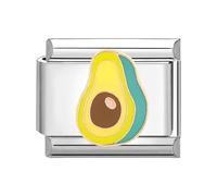 papasgix Modular for Italian Charm Food Italian Charms for Women Italian Style Charms fits all 9mm Bracelet Retro Personality Charms Bracelets Accessories Girl Boy Gift