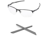 PapaViva 1 Pair Replacement Ear Socks for Oakley Wire Tap 2.0 OO4145 / Wire Tap 2.0 RX OX5152 - Grey