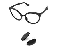 PapaViva 1 Pair Replacement Nose Pads for Oakley Frogskin Range OO9284 - Black(Asian Fit)