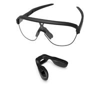 PapaViva 1 Pair Replacement Nose Pieces for Oakley Corridor OO9248 - Black(Euro Fit)