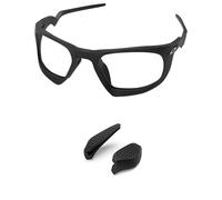 PapaViva 1 Pair Replacement Nose Pieces for Oakley Lateralis OO9431 60mm - Black(Euro Fit)